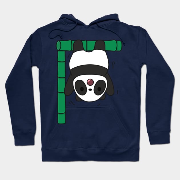 Panda Working Out Hoodie by Sofia Sava